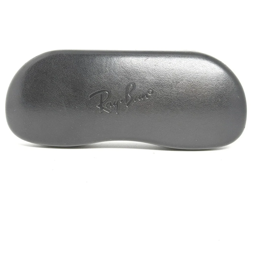 Ray-Ban‎ Black Hard Clamshell Sunglasses Case with Cleaning Cloth Logo Print 2
